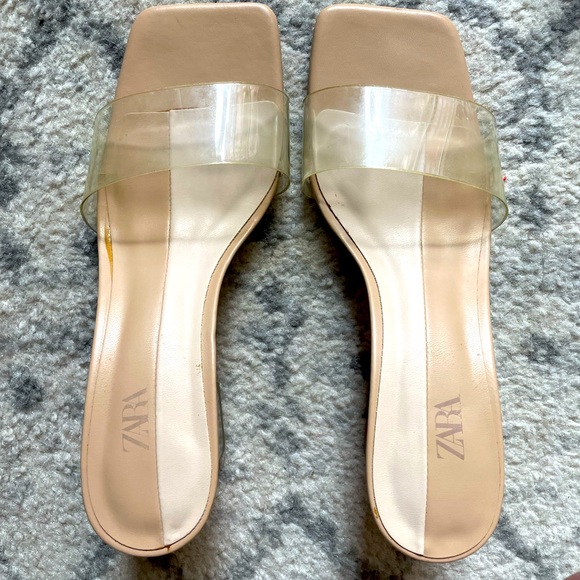 zara durchsichtige schuhe